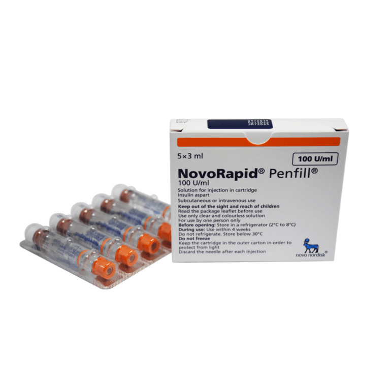 Buy NovoRapid Penfill Cartridges online from Canada - BFH