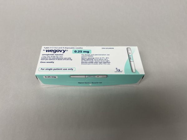 Wegovy 0.25mg a box insulin