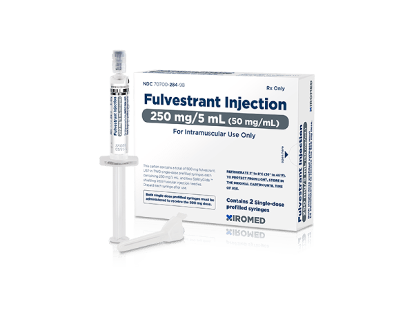 Fulvestrant - a syringe and a box