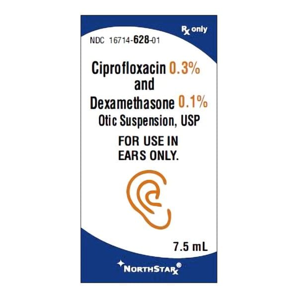 Ciprofloxacin/ Dexamethasone 0.3%/0.1% 