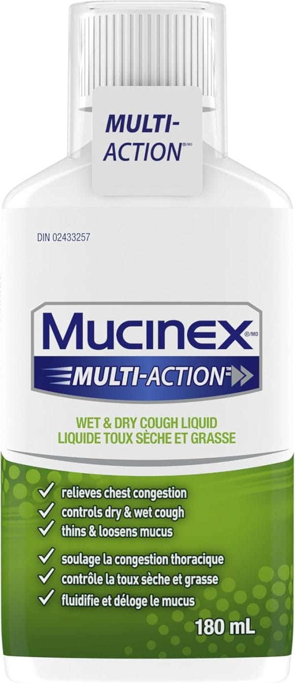 Mucinex Multi-Action Wet & Dry Cough Liquid